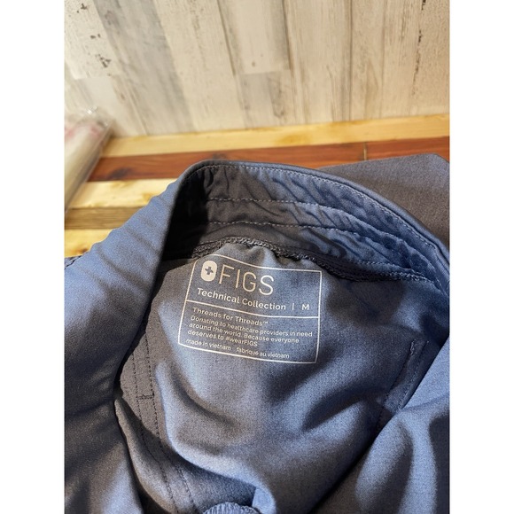 Figs Women's Technical Collection Jogger Scrub Pants Blue Size M 28x28 - Picture 5 of 5